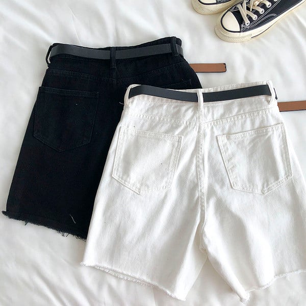 Ikdienas sieviešu šorti ar augstu jostasvietu