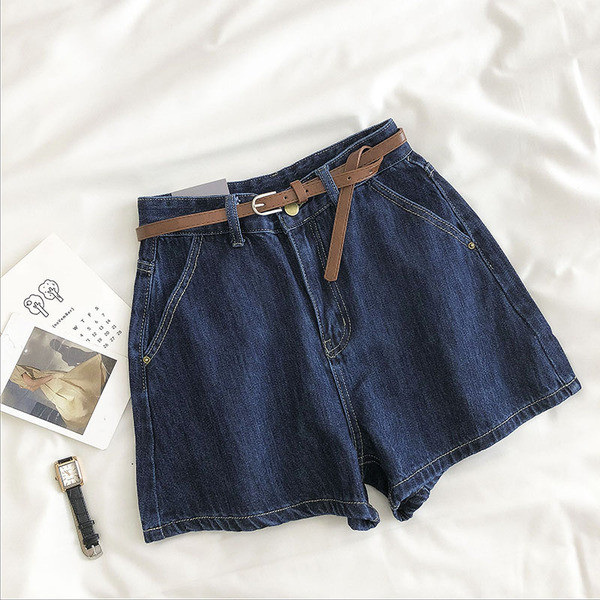 Új modell farmer rövidnadrág övvel