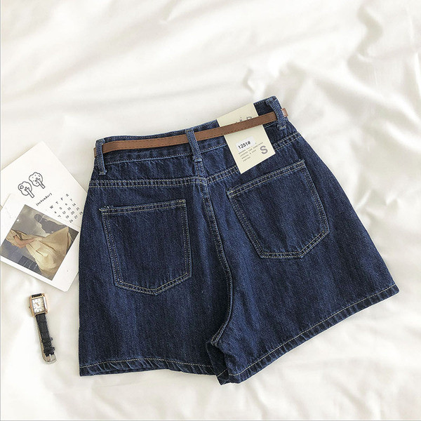 Új modell farmer rövidnadrág övvel