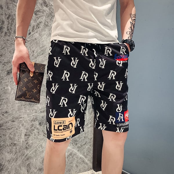 Mustrilise mustriga suvised meeste püksid