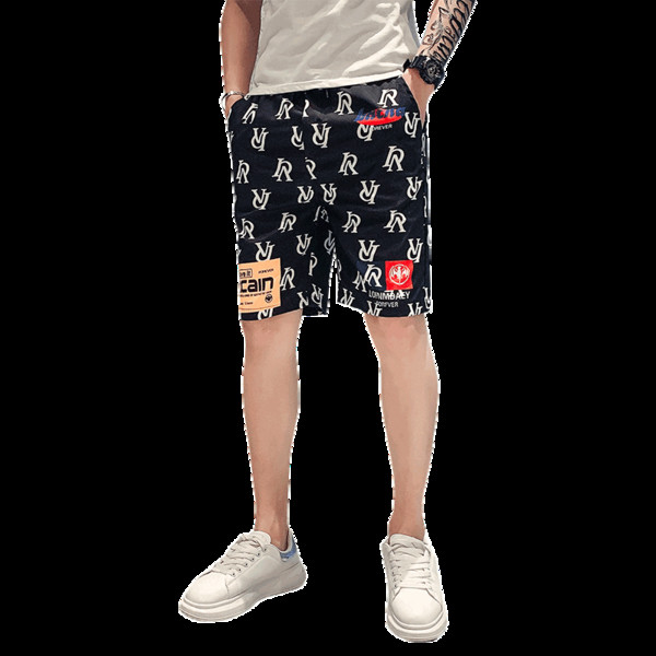 Mustrilise mustriga suvised meeste püksid