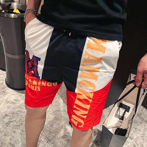 Καλοκαιρινό σορτς 3/4 με επιγραφές