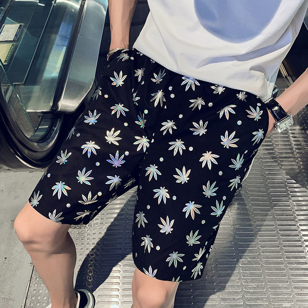 Mūsdienīgas ikdienas bikses ar apdruku