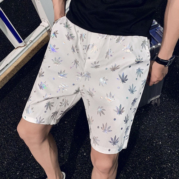 Mūsdienīgas ikdienas bikses ar apdruku