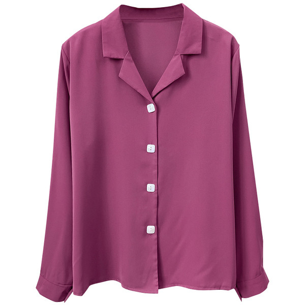 Camasa de dama model nou cu decolteu spitz si nasturi patrati