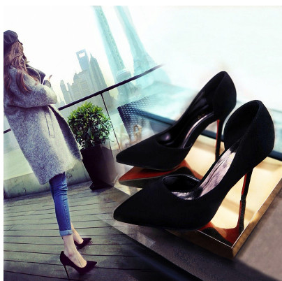 Sieviešu augstpapēžu kurpes - smails modelis dažādās krāsās