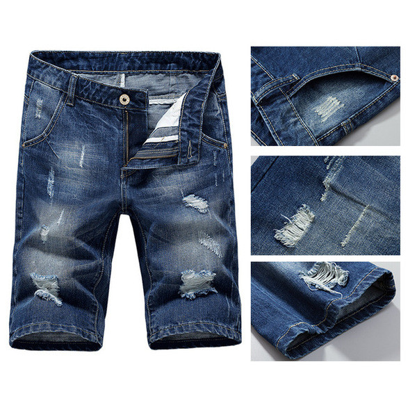 Heledat rebenenud motiividega suvised lühikesed teksad