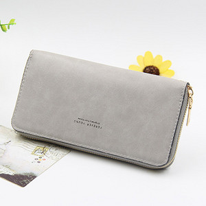 Női pénztárca eko bőrből, cipzárral