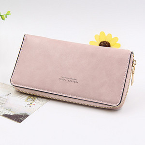 Női pénztárca eko bőrből, cipzárral