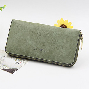 Női pénztárca eko bőrből, cipzárral