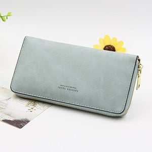 Női pénztárca eko bőrből, cipzárral