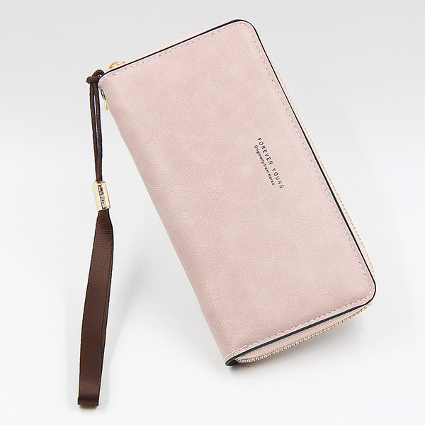 Női pénztárca eko bőrből, cipzárral