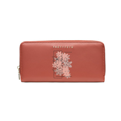 Női pénztárca eko bőrből, cipzárral