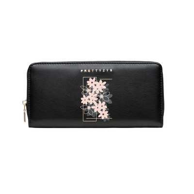 Női pénztárca eko bőrből, cipzárral