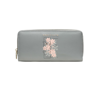 Női pénztárca eko bőrből, cipzárral