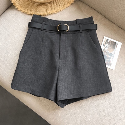 Vabaaja naiste lühikesed püksid - kõrge vöökoht koos vööga