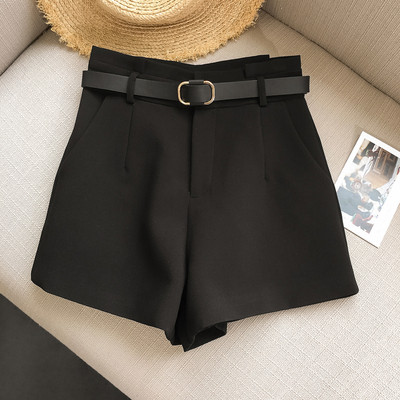 Vabaaja naiste lühikesed püksid - kõrge vöökoht koos vööga