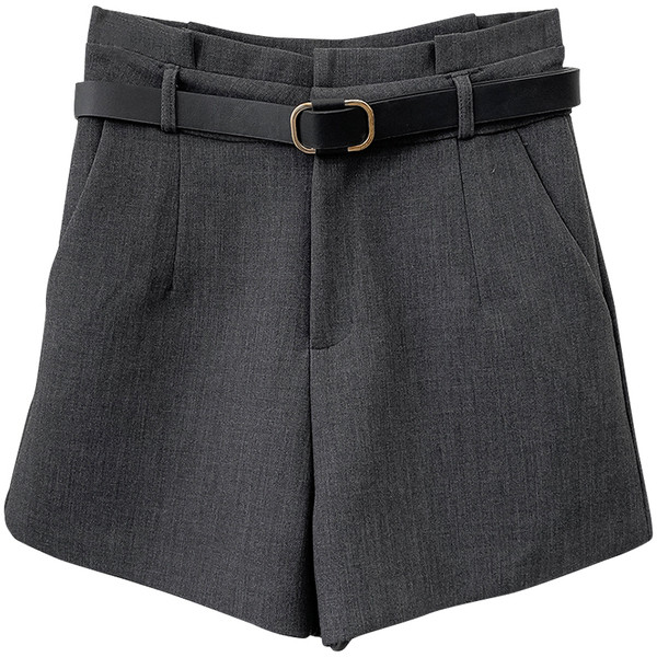 Vabaaja naiste lühikesed püksid - kõrge vöökoht koos vööga