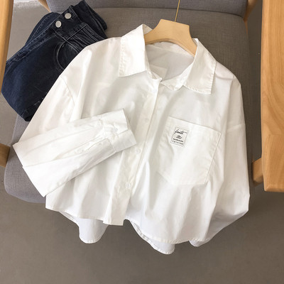 Uus mudel triibuline naiste särk taskulaiuse mudeliga