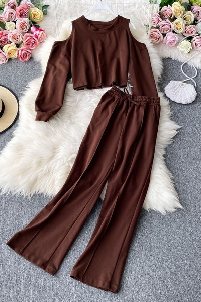 Két részből álló női napi szett csupasz váll