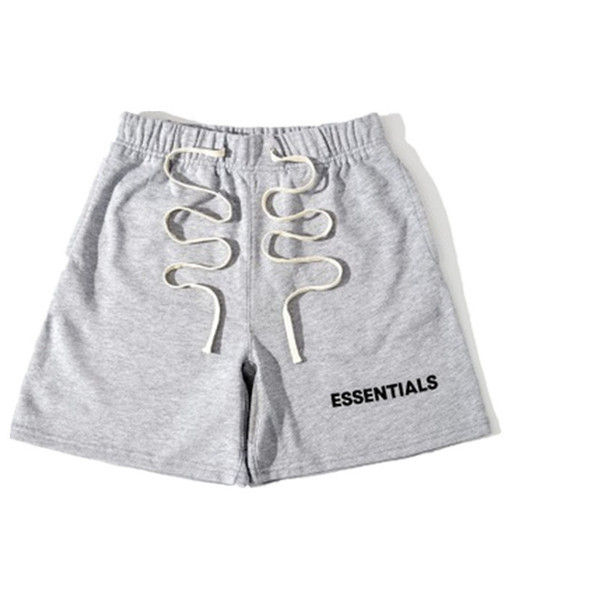 Alkalmi férfi rövidnadrág felirattal és gumírozott derékkal