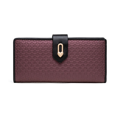 Γυναικείο πορτοφόλι με μεταλλική καρδιά και φερμουάρ