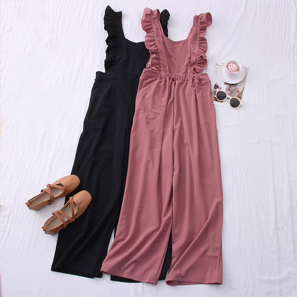 Új modell női overall pántokkal széles modell