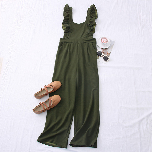 Új modell női overall pántokkal széles modell