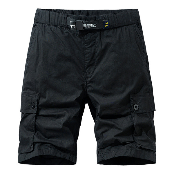 Sport és alkalmi cargo nadrág elasztikus derékkal