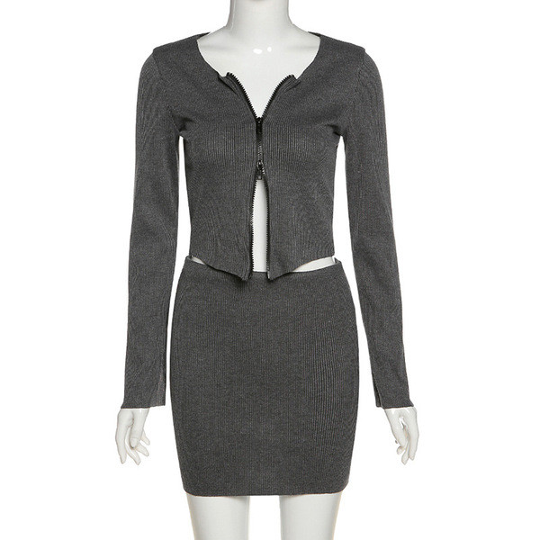 Kaheosaline naiste igapäevane komplekt musta värvi