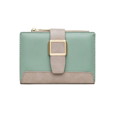 Kis női pénztárca fém rögzítéssel