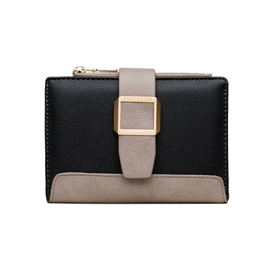 Kis női pénztárca fém rögzítéssel