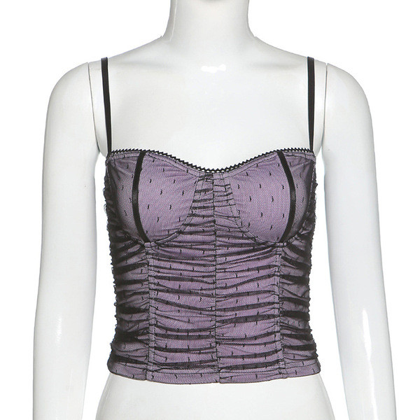 Moodne naiste rinnakas peenikeste rihmade ja tülliga