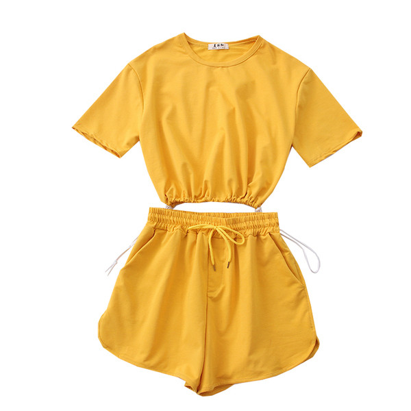 Kétrészes blúz + rövidnadrág női alkalmi szett