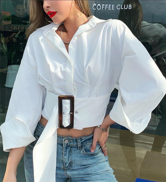 Īss moderns krekls ar jostu