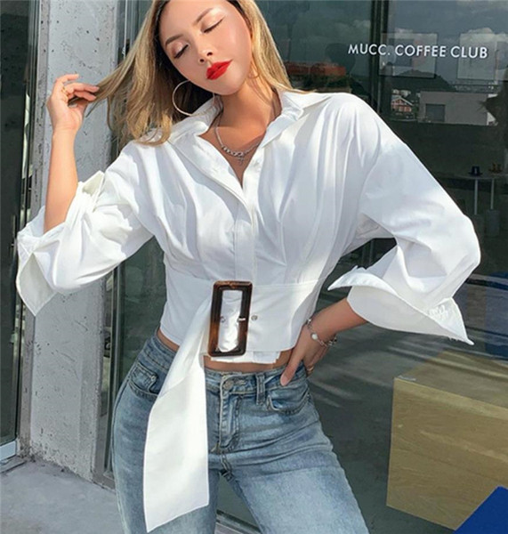 Īss moderns krekls ar jostu