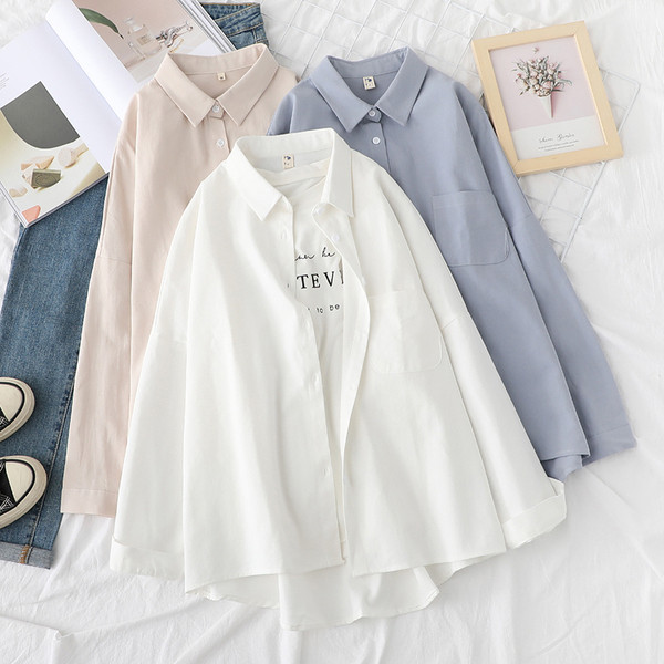 Alkalmi női ing klasszikus gallérral és hosszú ujjal