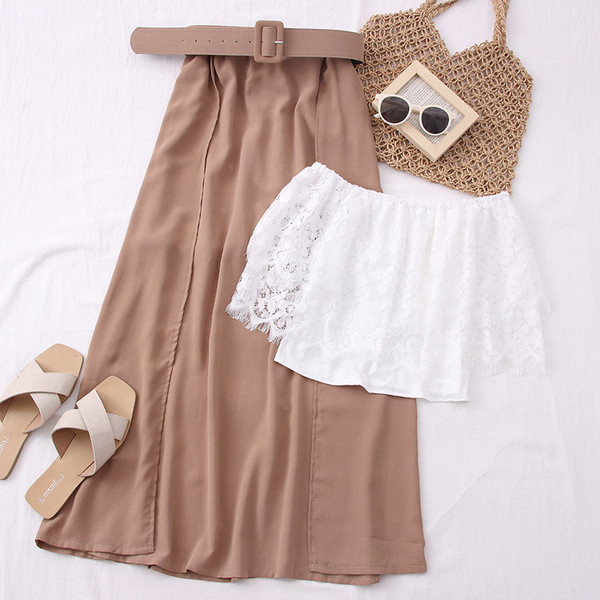 Kétrészes szoknya + melltartó női szett