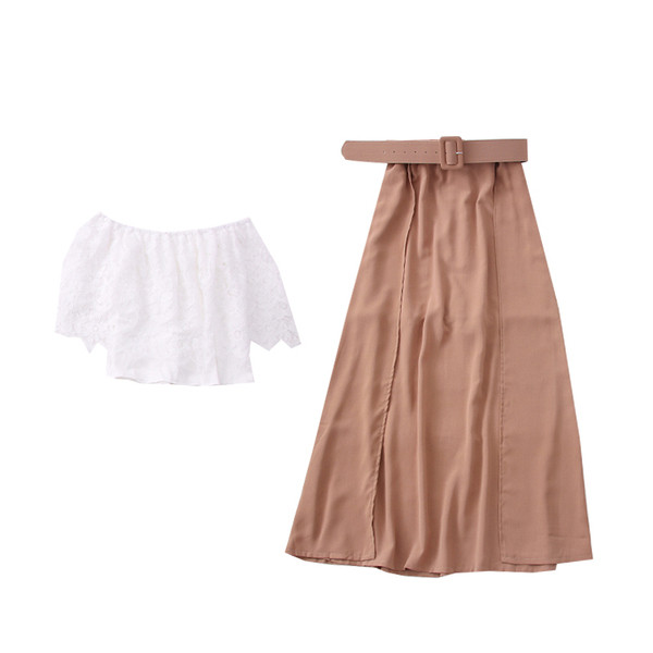 Kétrészes szoknya + melltartó női szett