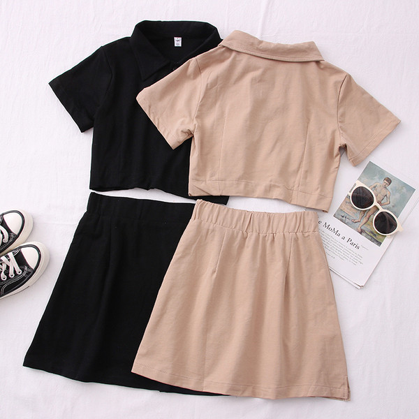 Naiste vabaaja komplekt kahest osast lühikesed püksid + pluus