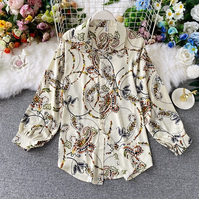 Női alkalmi ing klasszikus gallérral és gombokkal, különböző színekben