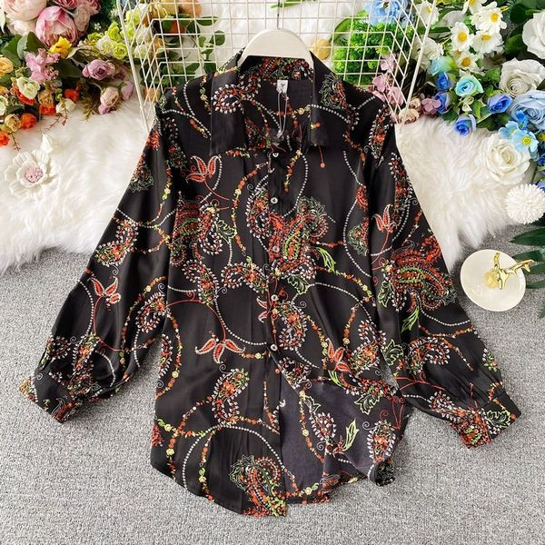 Női alkalmi ing klasszikus gallérral és gombokkal, különböző színekben