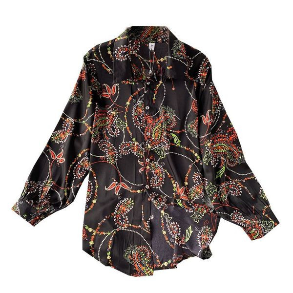 Női alkalmi ing klasszikus gallérral és gombokkal, különböző színekben