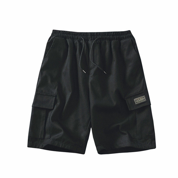 Nyári férfi nadrág széles modell oldalzsebekkel