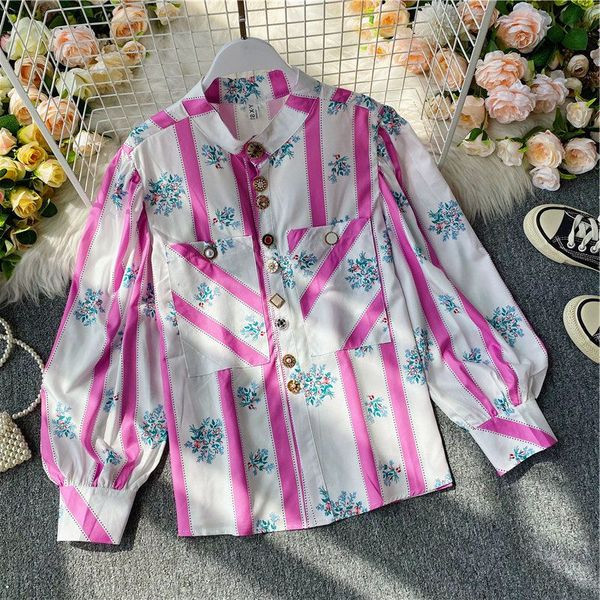 Új modell elegáns női ing kövekkel, két színben