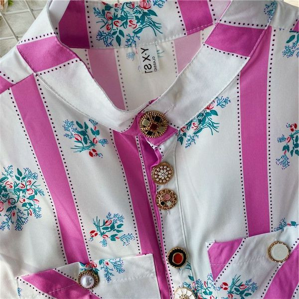 Új modell elegáns női ing kövekkel, két színben