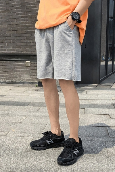 Pantaloni casual 3/4 model lat