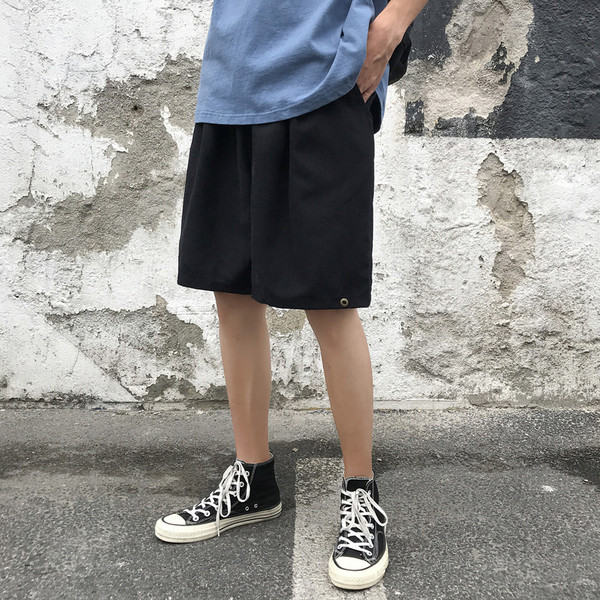 Nyári 3/4-es rövidnadrág elasztikus derékbőséges modellel