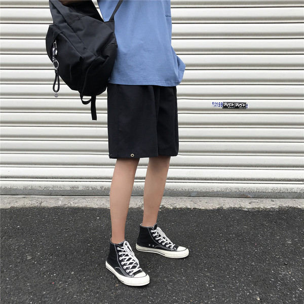 Nyári 3/4-es rövidnadrág elasztikus derékbőséges modellel