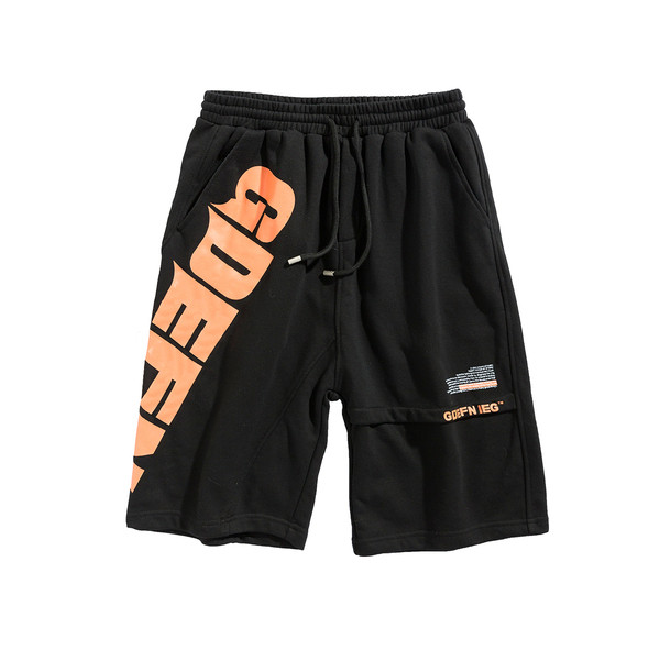 Feliratos sport- és alkalmi rövidnadrág